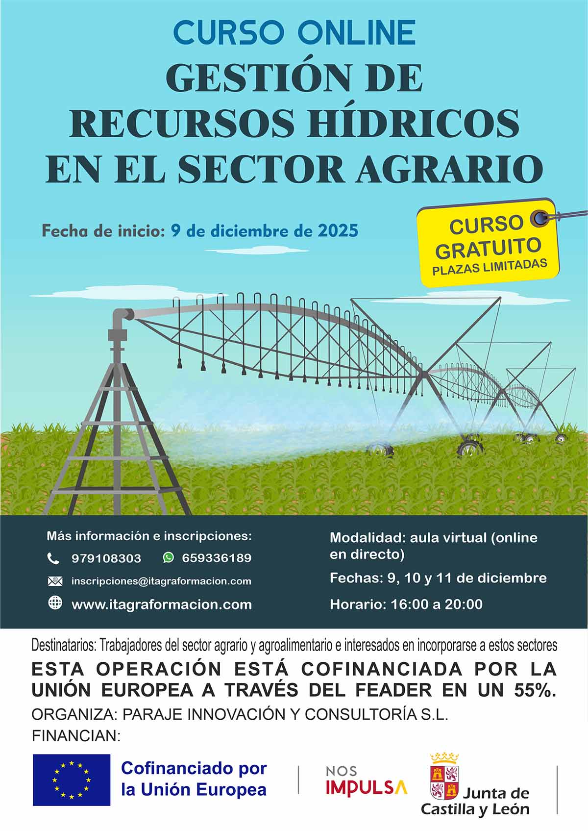 Gestión de recursos hídricos en el sector agrario